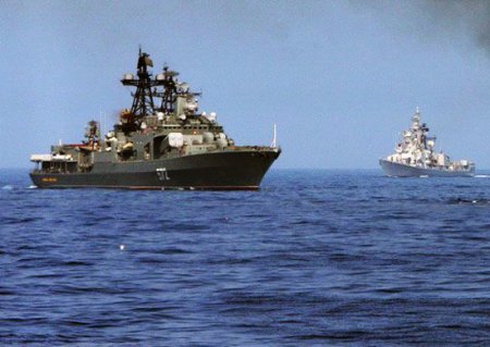 В Японском море завершились российско-индийские военные учения