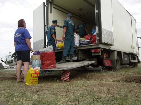 Отправка гуманитарной помощи в Новороссию