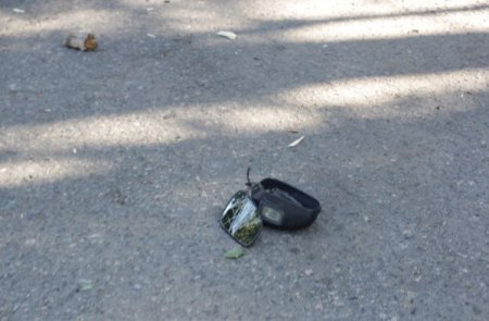 Разрыв снарядов на ул. Куйбышева. Донецк (Видео, фото)