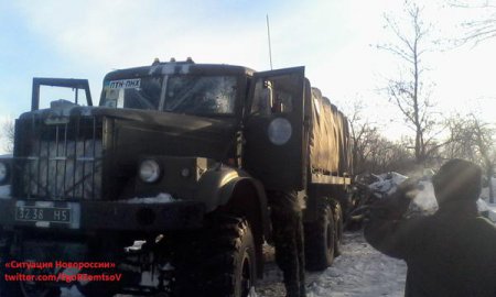 Ополченцы атаковали колонну украинских оккупантов, прибывшую на позиции