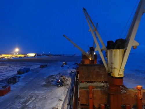 «Фотофакт: Строительство порта Сабетта и завода Ямал СПГ»