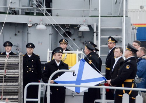 В Севастополе поднят флаг на новейшем противодиверсионном катере