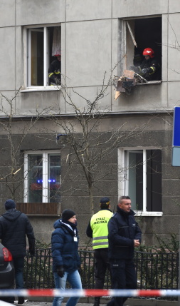 В жилом доме в Варшаве прогремел взрыв — Фото