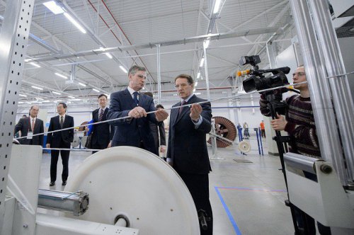 В Воронежской области открыт завод по производству волоконно-оптического кабеля