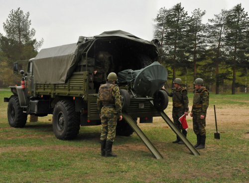 Военные на Алтае получили обновлённые миномётные комплексы 2С12А «Сани»