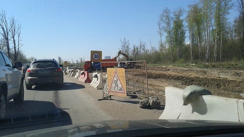 Фотоотчет о строительстве объектов дорожно-транспортной инфраструктуры в Подмосковье