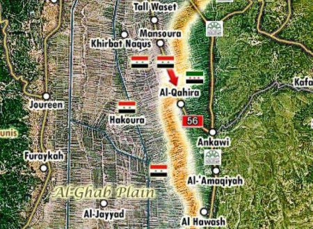Сирийская армия взяла под контроль селение Хирбет Ан-Накус в провинции Хама