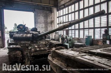 Украина «подарила» ДНР танк с американской системой связи (ВИДЕО)