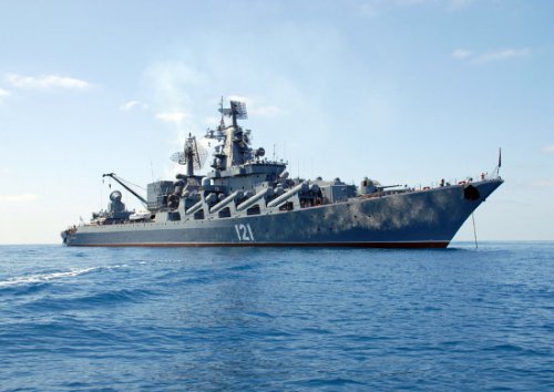 Гвардейский ракетный крейсер «Москва» прибыл в состав постоянной группировки ВМФ в Средиземном море