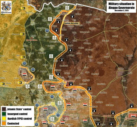 "Исламское государство" под прикрытием Турции ведет наступление в провинции Алеппо
