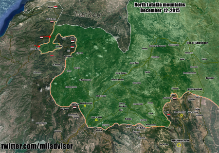 Наступательные операции сирийской армии 12-13 декабря 2015 года