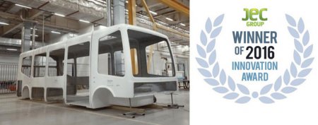 ««Нанотехнологический центр композитов» получил международную премию за композитный автобус» «Инновации
