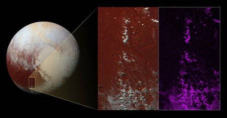 Ученые NASA нашли снег из метана в горах на Плутоне