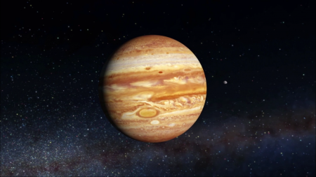 Космические лучи влияют на цвет Большого Красного Пятна на Юпитере