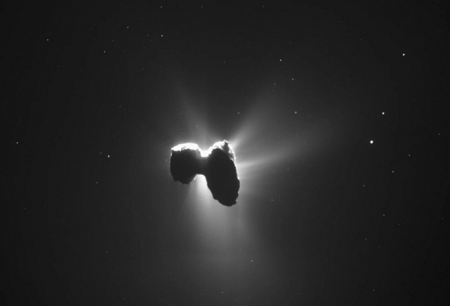 Космический зонд «Розетта» сделал новый снимок кометы Чурюмова—Герасименко