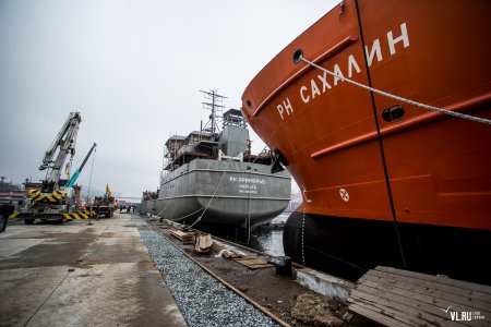 «В Находке спущен на воду танкер ледового класса «РН Приморье»» Судостроение и судоходство