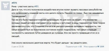 Кто стоит за детскими суицидами и группами смерти во «ВКонтакте»