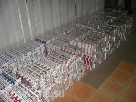 Закарпатец пытался вывезти в Венгрию 57 тысяч пачек сигарет (ФОТО)