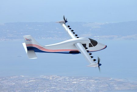 NASA запустил первый прототип самолета Х-757 с электродвигателем