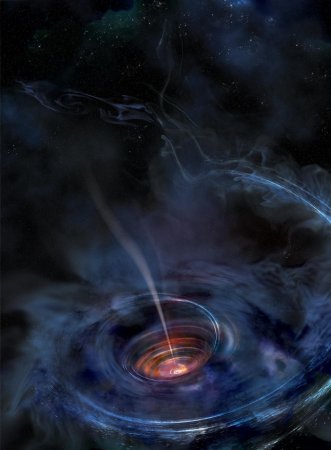 Ученые наблюдают за тем как черная дыра "просыпается" и "глотает" звезду