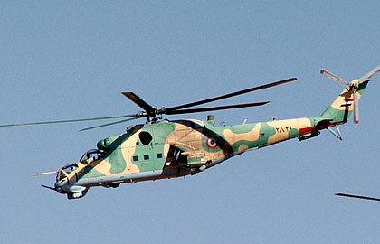 В Сирии сбили российский военный вертолет, летчики погибли