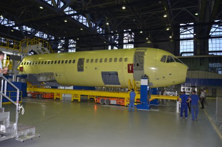 «Завершена сборка фюзеляжа второго самолёта МС-21 на Иркутском авиационном заводе» Авиация