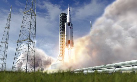 Новая ракета Space Launch System побила рекорд грузоподъёмности
