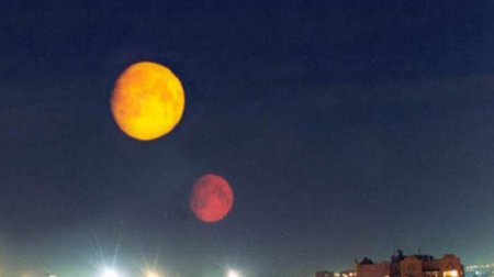 Сегодня в России можно будет увидеть две луны