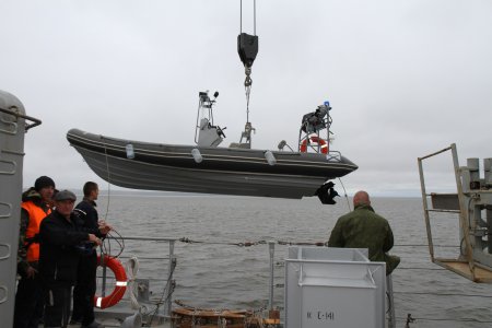 «Фото с борта нового БДК "Иван Грен" проекта 11711, проходящего испытания в Финском заливе (38 фото)» Фотофакты