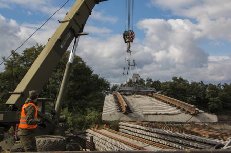 «Строительство железной дороги в обход Украины» Фотофакты