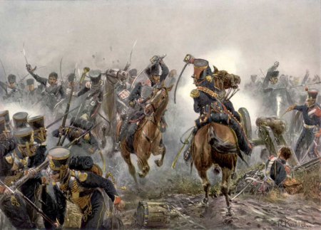 1813 год. События 16 октября. Первый день битвы под Лейпцигом. Сражение при Мекерне