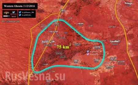 ВАЖНО: Армия Сирии освободила регион Западная Гута, получив 7 танков и 11 БМП боевиков (+ВИДЕО, КАРТА)