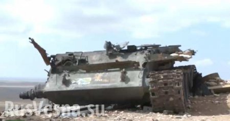 Пальмира: Сожженные танки ИГИЛ и тела детей-террористов (ВИДЕО)