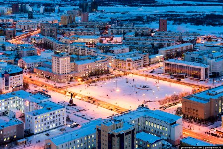 «Якутск с высоты: крупнейший город на вечной мерзлоте» Города и сёла России