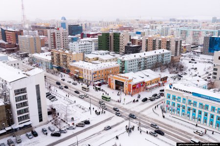 «Якутск с высоты: крупнейший город на вечной мерзлоте» Города и сёла России
