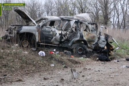 В ЛНР назвали виновных в подрыве автомобиля ОБСЕ