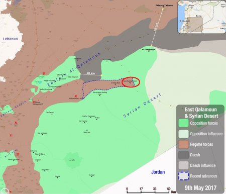 Сирия. Оперативная лента военных событий 10.05.17