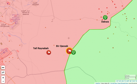 Сирийская армия отбила у оппозиции несколько сёл к юго-востоку от Дамаска