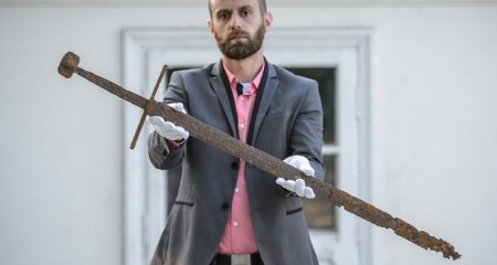 В Польше нашли изготовленный в XIV веке меч