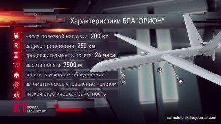 В России на МАКС-2017 представили беспилотный летательный аппарат Орион-Э