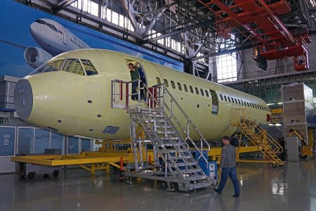 «Сборка среднемагистральных пассажирских самолётов МС-21 на Иркутском авиационном заводе» Фотофакты