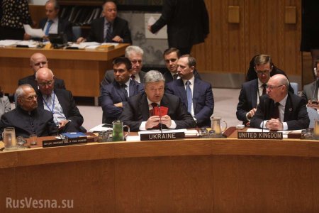 Порошенко в ООН показал военные билеты «российских солдат» (ФОТО)