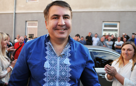 Экс-губернатор Саакашвили просит политического убежища в Украине