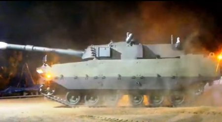 Демонстрация комплектного прототипа "среднего" танка Kaplan MT 