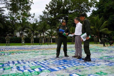 В Колумбии полицейские изъяли 12 тонн кокаина