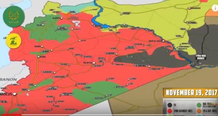 20 ноября 2017. Военная обстановка в Сирии