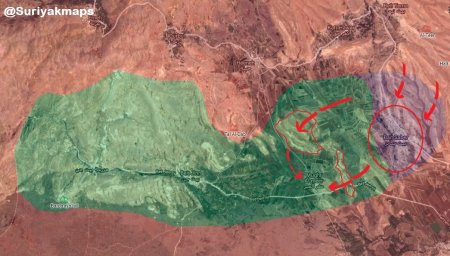 Сирийская армия взяла высоты на юго-западе провинции Дамаск