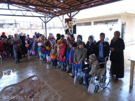 Свободный от банд райский уголок Сирии: слёзы, дети и «обнимашки» с российскими военными (+ВИДЕО, ФОТО)