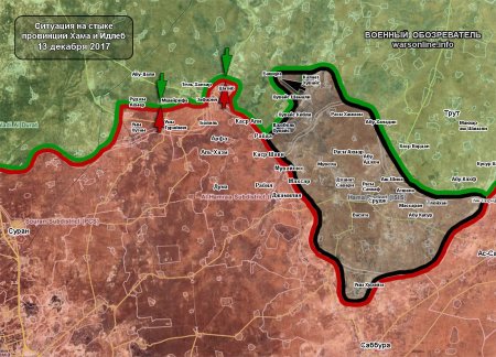 На юге пр. Идлеб сирийская армия готовит наступление. ИГ захватило село Башкун