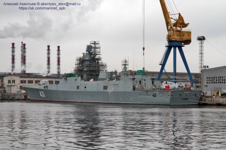 Сдача фрегата "Адмирал Флота Советского Союза Горшков" перенесена на 2018 год